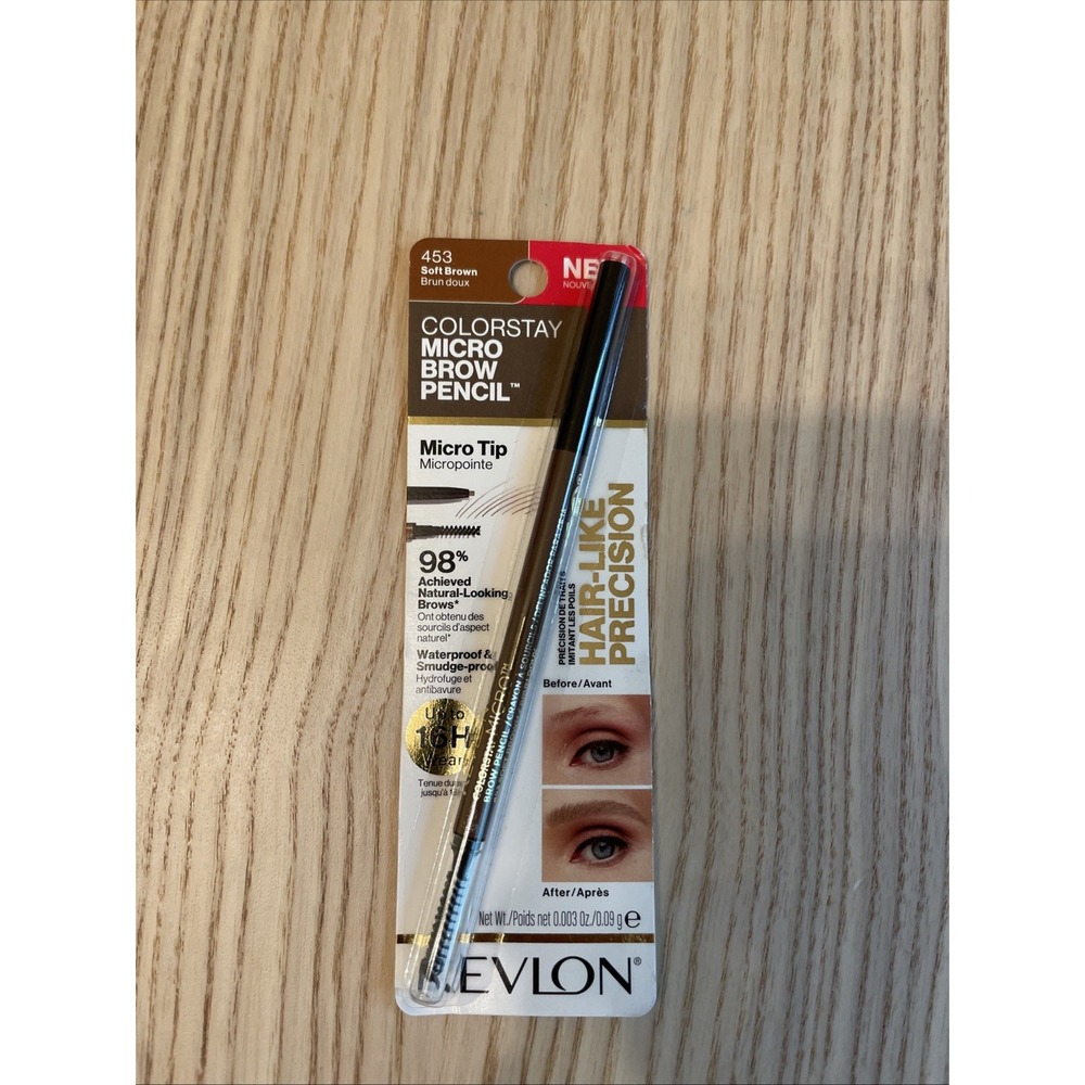 Revlon Colorstay Micro Brown Pencil 453 Soft Brown‎